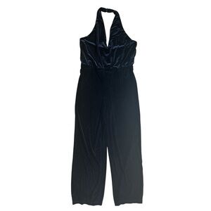 Banana Republic Velvet Halter Neck Jumpsuit